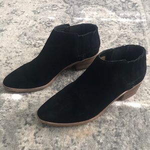 Black Dolce Vita Black Suede Booties